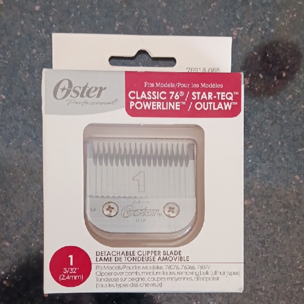 New In Box Oster Professional Detachable Clipper Blade